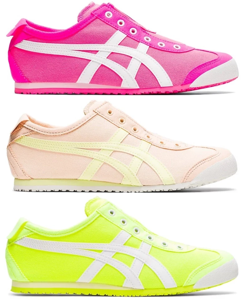 SCARPE ASICS ONITSUKA TIGER MEXICO 66 SLIP-ON DONNA PASTELLO TESSUTO 1182A087 - Imagen 1 de 1