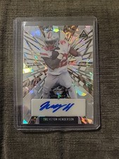 TREVEYON HENDERSON Rookie Auto 2023 Leaf Valiant Silver Prizm SSP 1/5 RC