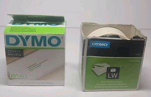 Etiquetas de dirección Dymo 30252 - 1 1/8” x 3,5” NUEVO PAQUETE DE 2 rollos blanco más caja abierta - Imagen 1 de 5