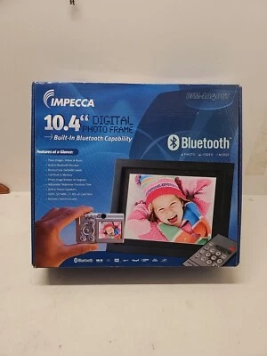 Impecca 10.4” Digital Frame DFM-1040BT Multi Media Photo Video Audio New  - Image 1 of 4