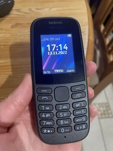 Nokia 105 - Black (Unlocked) Mobile Phone - Afbeelding 1 van 5