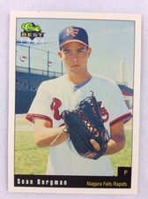 1991 Niagara Falls Rapids-Classic BEST Baseball Card-Sean Bergman