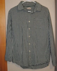 Cherokee Check Shirt Teens/Boys XL 16-18 Button Up Long Sleeve Green and White - Picture 1 of 3