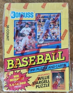 Donruss Baseball Series 1991 paquete de 1-36 caja de cera sellada - Imagen 1 de 5