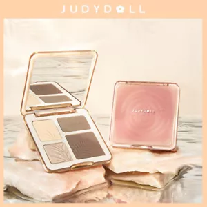 Judydoll Facial Highlighter Makeup Palette Brighten Contour Shimmer Matte Powder - Picture 1 of 14