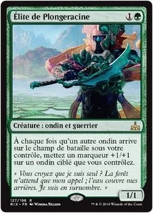 MTG Magic RIX FOIL - Deeproot Elite/Élite de Plongeracine, French/VF - Picture 1 of 1