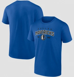 Camiseta Dallas Mavericks Fanatics Azul Logo Rebelde - Imagen 1 de 6