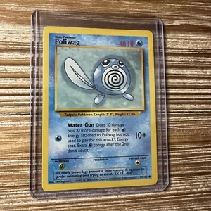 Pokémon Card Poliwag 59/102 Base Set Unlimited LP-NM - Picture 1 of 2