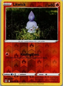 Litwick SWSH11: Lost Origin 024/196 Near Mint NM Reverse Holo - Picture 1 of 2