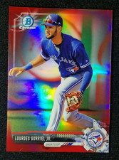 2017 Bowman Draft Chrome Red Refractor /5 Lourdes Gurriel Jr. RC #BDC-19