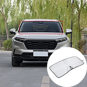 Front Windshield Sunshade UV Block Visor Cover For Honda CR-V 2023-2024 - Picture 1 of 7