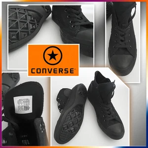 Converse Chuck Taylor All Star Hi black monochrome Gr 42,5 unisex Kult - Bild 1 von 2