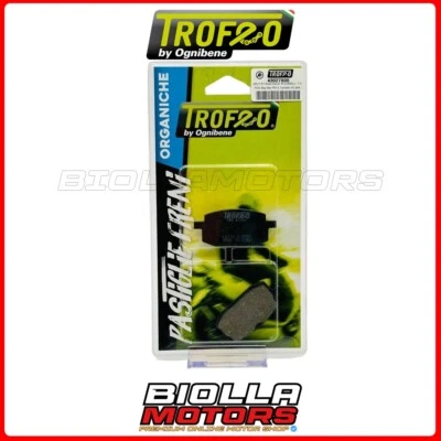 43027800 PASTIGLIE FRENO ANTERIORI TROFEO MZ MOSKITO 50 1999 ORGANICA - Immagine 1 di 4