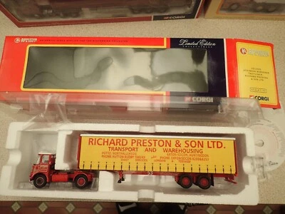 Ltd Edn Corgi 1:50 CC12505 Atkinson Borderer Tautliner R. Preston Undisplayed - Image 1 of 4