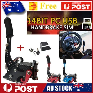 USB Handbrake 14Bit Racing Hand Brake For PC Game G27 G25 G29 T500 T300 - Picture 1 of 19