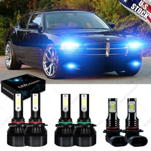 Faros antiniebla LED 8000 K 6 piezas para Dodge Charger 2006 2007 2008 2009 - Imagen 1 de 12