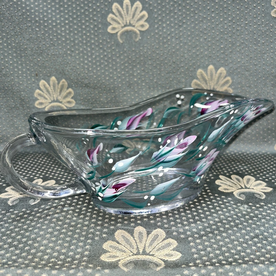 Anchor Hocking (10 oz) Large Glass Gravy Boat / Bowl With Handle (1028)  - Image 1 of 4