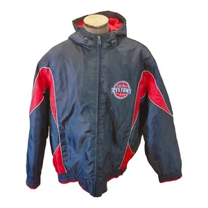 Detroit Pistons Starter Coat Size (L) EXCELLENT CONDITION - Picture 1 of 14