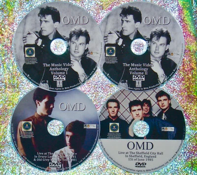 ORCHESTRAL MANOEUVRES IN THE DARK Music Video & LIVE Archive 4 DVD Set OMD - Image 1 of 4