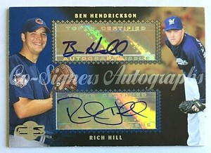 Rich Hill Ben Hendrickson 2006 Topps Co-Signers Dual Autograph #CS-53 Insert MLB