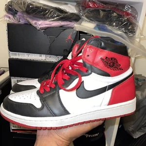Jordan 1 Retro High OG Black Toe 2016 Good OG Box And Laces - Bild 1 von 11