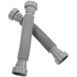 2 Pcs Drainage Connection Pipe Sink Flexible Hose for Shampoo Bowl - Picture 1 of 12