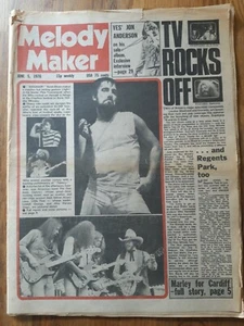 Melody Maker Newspaper June 5th 1976 Keith Moon The Who Cover  - Picture 1 of 2