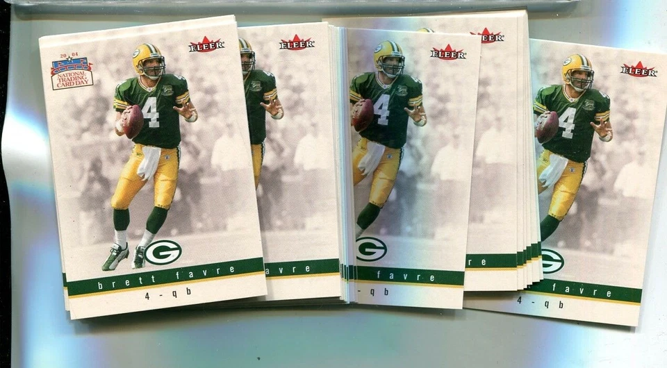 BRETT FAVRE 2004 NATIONAL TRADING DAY CARD #5 LOT OF 25 2414P - Image 1 of 1