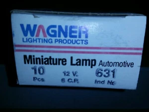 Wagner Miniature Bulb BP631 Box of 10 - Picture 1 of 1
