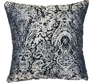 Luxury Manhattan Midnight pattern jacquards, metallics Blue cover Jim Dickens - Picture 1 of 2