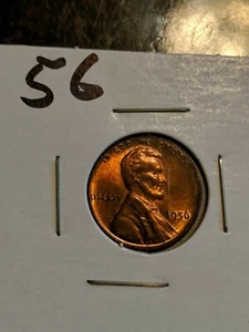 1956 P Lincoln Wheat Cent Penny Free Shipping - Picture 1 of 4