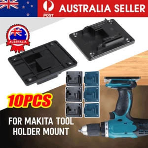 10X Slots Tool Holder For Makita Bracket 18V Lithium Battery Machine Rack OD - Picture 1 of 16