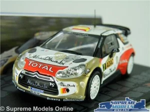 CITROEN DS3 WRC MODEL RALLY CAR 1:43 SCALE 2013 IXO SORDO BARRIO DEUTSCHLAND K8 - Picture 1 of 5