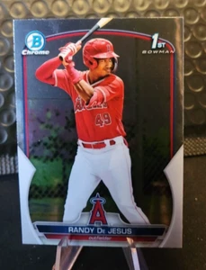 2023 Bowman Chrome Randy De Jesus Bowman 1st BCP-19 - Los Angeles Angels - Bild 1 von 2