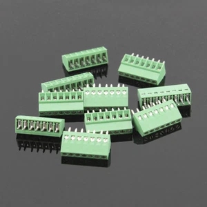 10PCS 7 poles/7 Pin 2.54mm 0.1'' PCB Universal Screw Terminal Block Connector - Picture 1 of 4