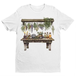 Camisa Plantas Medicinales, Camisa Herbología, Camisa Jardinería Botánica, Camisa Floral - Imagen 1 de 7