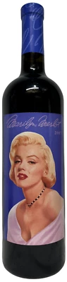 Marilyn Merlot Wine 2007 botella completa sin abrir Marilyn Monroe 750 ml Foto 1 de 4