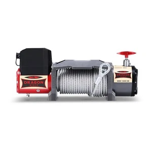 Dragon Winch Elektryczna wciągarka 12V 13000lbs 5897kg | Lina stalowa 20m | IP67 - Zdjęcie 1 z 10