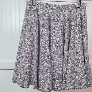 Handmade Ditsy Floral A-Line Skirt Pleated Mini Knee Length Casual Spring Summer - Picture 1 of 8