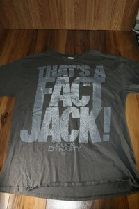 Uncle Si "That's a Fact Jack" Duck Dynasty Grey Hidden T-shirt Mens L VTG - Picture 1 of 6