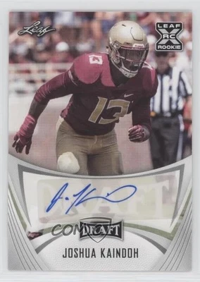 2021 Leaf Draft Auto Joshua Kaindoh #BA-JK1 Auto - Image 1 of 2