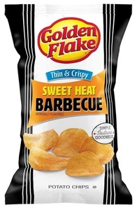 Golden Flake Thin & Crispy Potato Chips, 4.625 Oz Bags (Pack of 4) - Picture 1 of 6