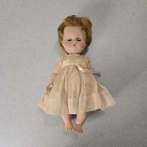 13" 1958 Kathy Cry Madame Alexander Doll Vinyl All Original Dress 1950s - Picture 1 of 11