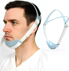 Correa para la barbilla antirronquidos - Tapón para ronquidos ajustable para dormir | Transpirable - Imagen 1 de 4