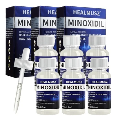 6 Pack Minoxidil 5% Extra Strength Men Hair Regrowth Treatment 6 Month Supply - Image 1 of 4