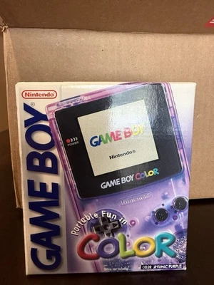 Nintendo Game Boy, Color Atomic Purple NOVO EM FOLHA - Imagem 1 de 4