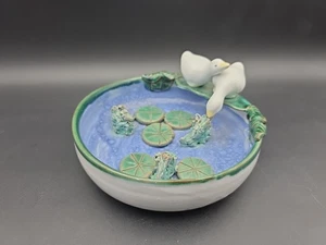 Precioso florero vintage ARK Pottery Bowl para gansos estanque - Imagen 1 de 7
