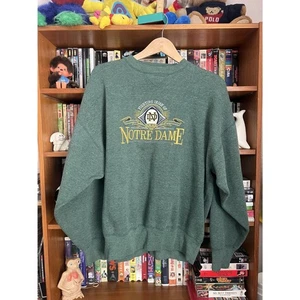 Vintage Midwest Embroidery Notre Dame University sweatshirt Large - Picture 1 of 4