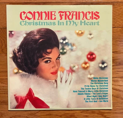 Connie Francis - Christmas in My Heart LP Polydor 1988 Pressing - Image 1 of 4