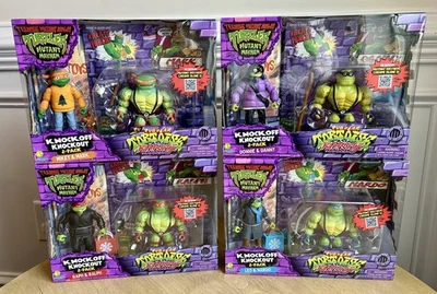 TMNT Черепашки-ниндзя Мутант Mayhem "Knock Off Knockout" 2-Упаковки Полный Комплект Новый - Изображение 1 из 4